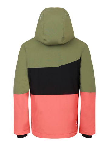 Dare 2b Ski-/ Snowboardjacke "Steazy II" in Khaki/ Schwarz/ Rot