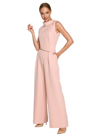 made of emotion Kombinezon w kolorze jasnoróżowym