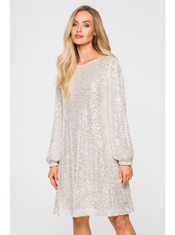 made of emotion Jurk champagnekleurig