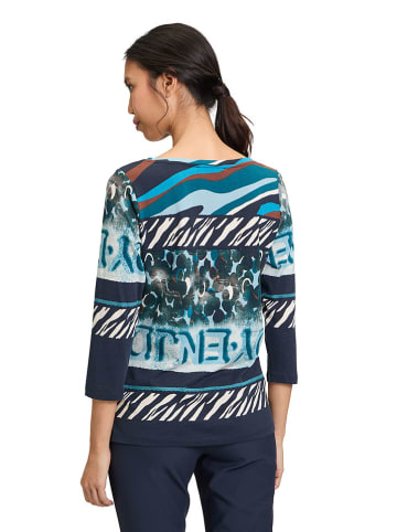Betty Barclay Longsleeve donkerblauw/mintgroen