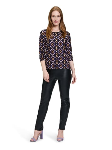 Betty Barclay Longsleeve paars/zwart/bruin