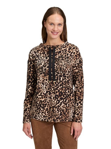 Betty Barclay Sweatshirt camel/zwart