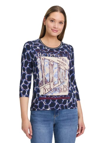 Betty Barclay Longsleeve donkerblauw/crème