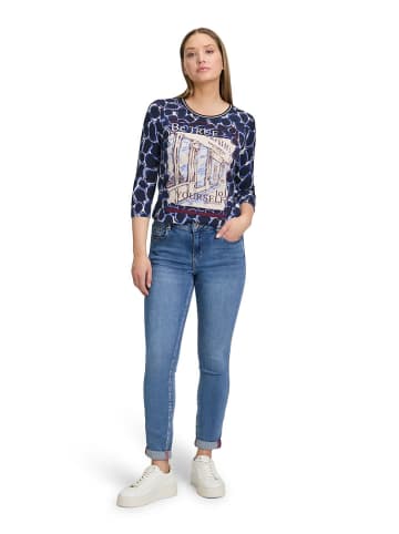 Betty Barclay Longsleeve in Dunkelblau/ Cream