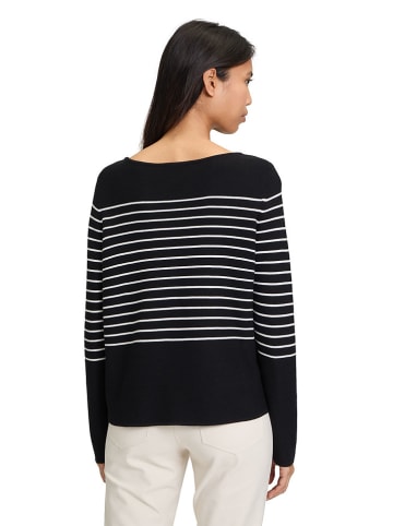 Betty Barclay Pullover in Schwarz/ Creme