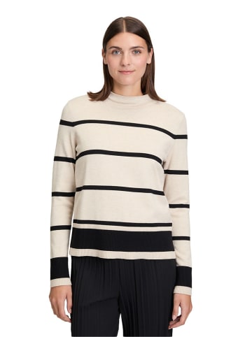 Betty Barclay Pullover in Creme/ Schwarz
