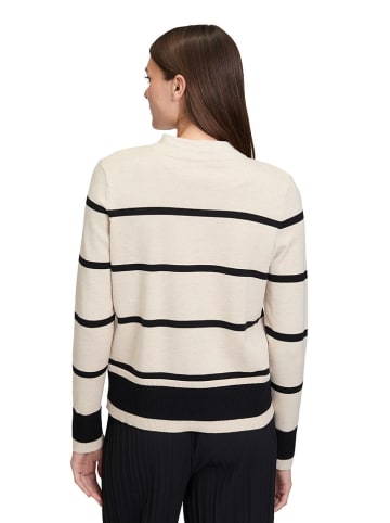 Betty Barclay Pullover in Creme/ Schwarz