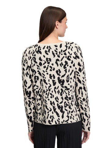 Betty Barclay Pullover in Creme/ Schwarz