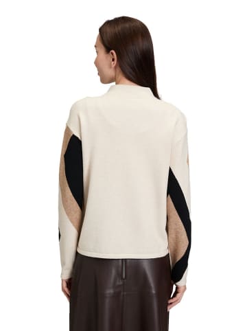 Betty Barclay Pullover in Creme/ Schwarz