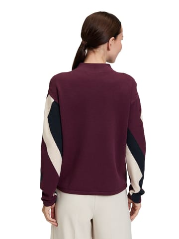 Betty Barclay Trui donkerblauw/bordeaux/crème