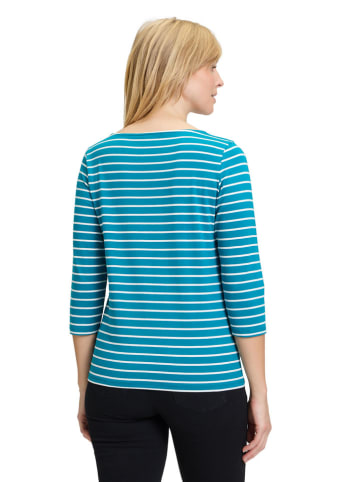 Betty Barclay Longsleeve turquoise/wit