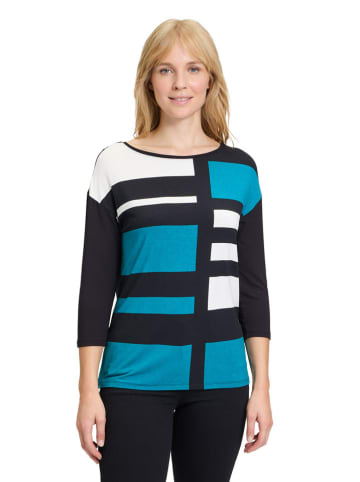 Betty Barclay Longsleeve in Schwarz/ Blau