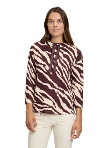 Betty Barclay Sweatshirt bruin/crème