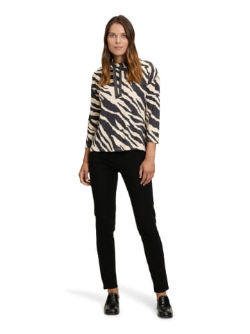 Betty Barclay Sweatshirt in Schwarz/ Creme