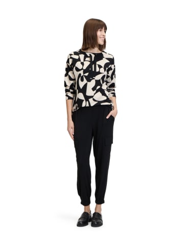 Betty Barclay Sweatshirt zwart/crème