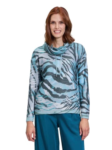 Betty Barclay Pullover in Hellblau/ Grau