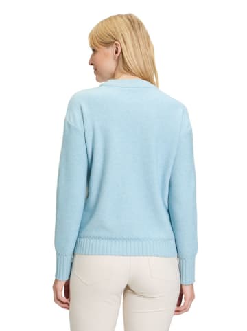 Betty Barclay Pullover in Hellblau/ Creme