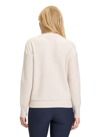 Betty Barclay Pullover in Creme/ Grau