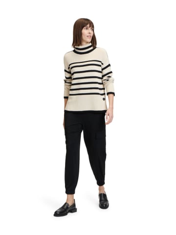 Betty Barclay Pullover in Creme/ Schwarz