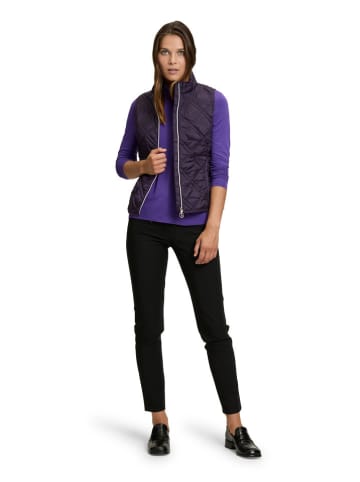 Betty Barclay Doorgestikte bodywarmer paars