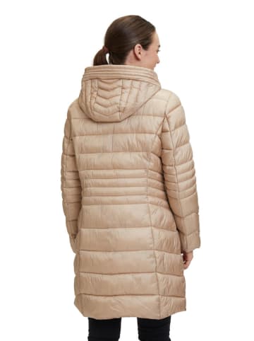 Betty Barclay Doorgestikte mantel beige