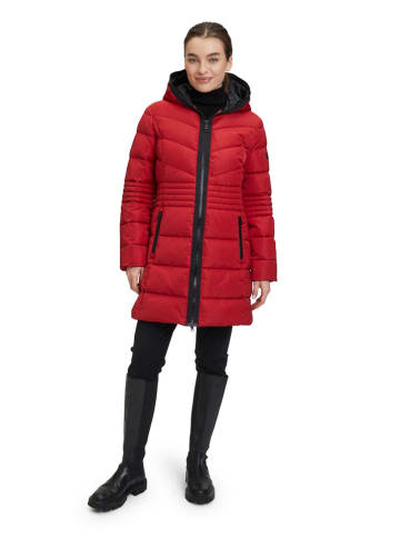 Betty Barclay Doorgestikte mantel rood