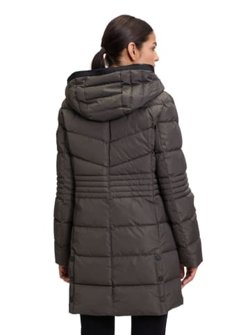 Betty Barclay Doorgestikte mantel kaki