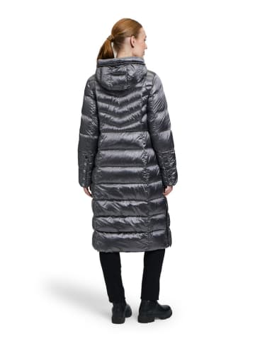 Betty Barclay Doorgestikte mantel grijs