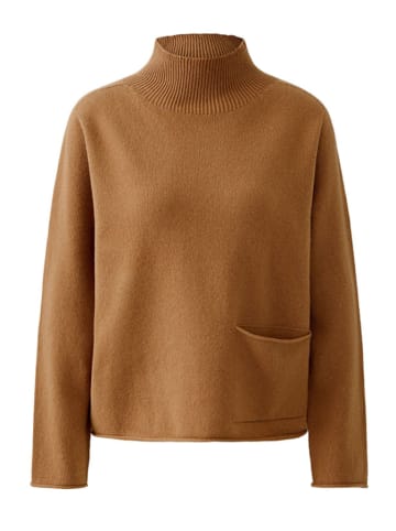 Oui Sweter w kolorze karmelowym