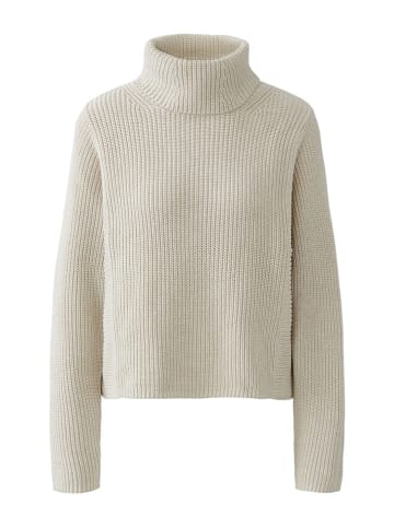 Oui Rollkragenpullover in Creme