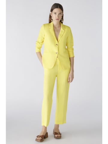 Oui Leinen-Blazer in Gelb