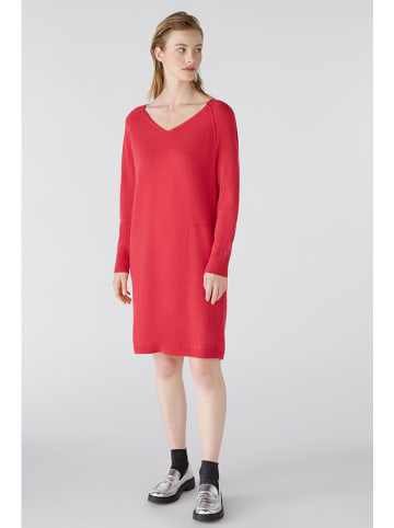 Oui Strickkleid in Rot