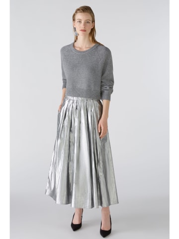 Oui Sweter w kolorze szarym