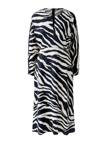 Oui Sukienka w kolorze kremowo-czarnym