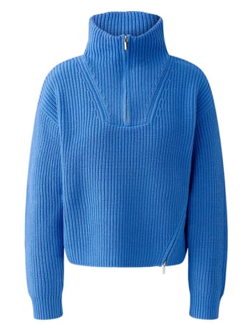 Oui Rollkragenpullover in Blau