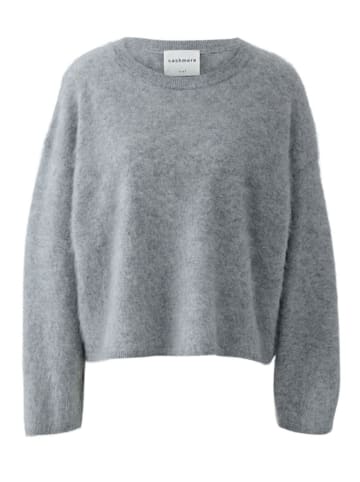 Oui Wollpullover in Grau