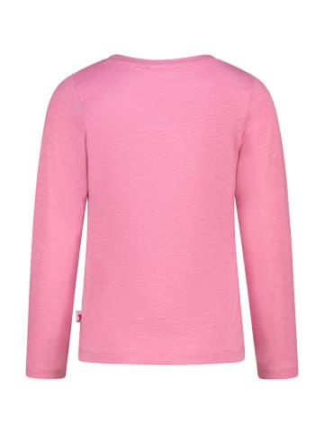 Salt and Pepper Longsleeve "Sequin horse" in Rosa