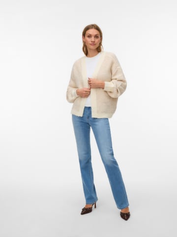 Vero Moda Kardigan w kolorze kremowym