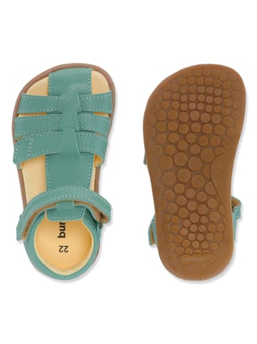 Bundgaard Skórzane półsandały "Rox IV" w kolorze turkusowym