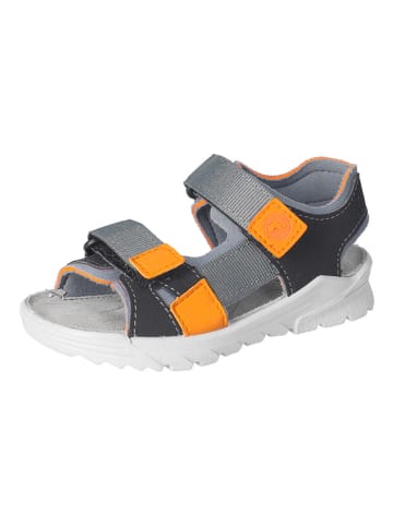 Ricosta Sandalen "Tarek" in Schwarz/ Grau