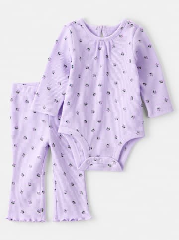 carter's 2-częściowy zestaw w kolorze fioletowym