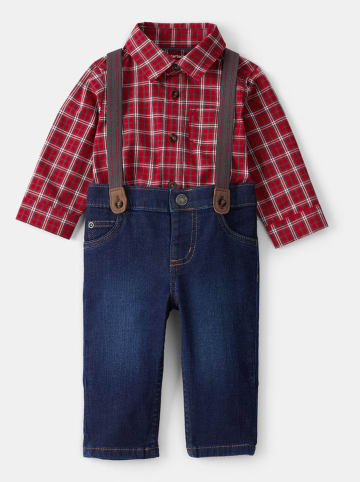 carter's 2-delige outfit donkerblauw/rood