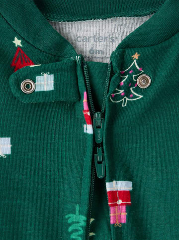 carter's Śpioszki w kolorze zielonym