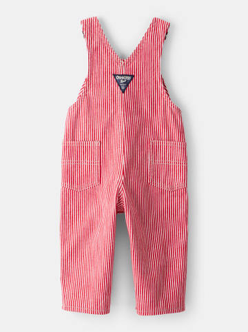 OshKosh Latzhose in Rot/ Weiß