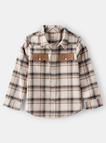 OshKosh Hemd in Beige/ Braun