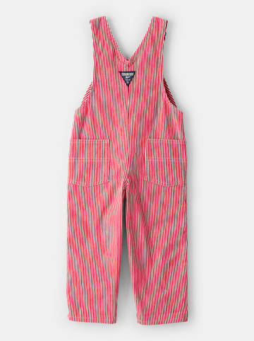 OshKosh Tuinbroek rood/wit