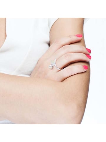 Pearl Addict Silber-Ring mit Perle