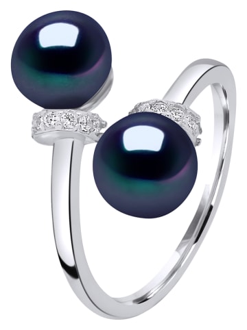 Pearl Addict Silber-Ring mit Perlen