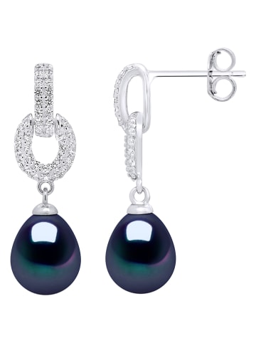 Pearl Addict Silber-Ohrstecker mit Perlen