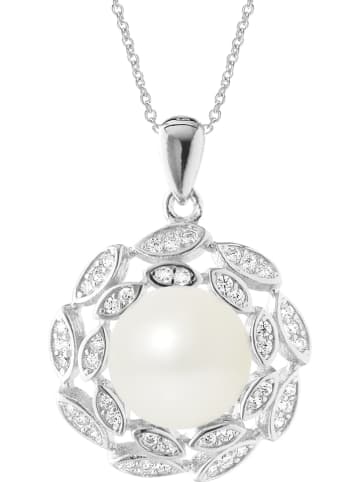 Pearl Addict Silber-Halskette mit Perle - (L)42 cm